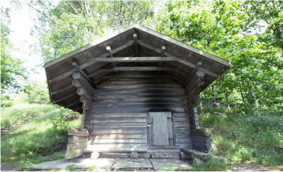 サウナ小屋の写真